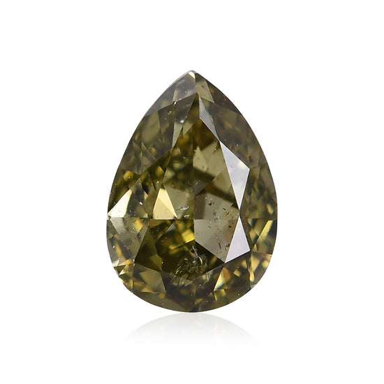 0.32 Karat Chamäleon-Birnendiamant GIA