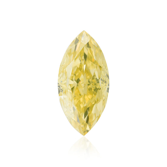 0.50 قيراط ألماسة ماركيز صفراء فاخرة SI1 GIA