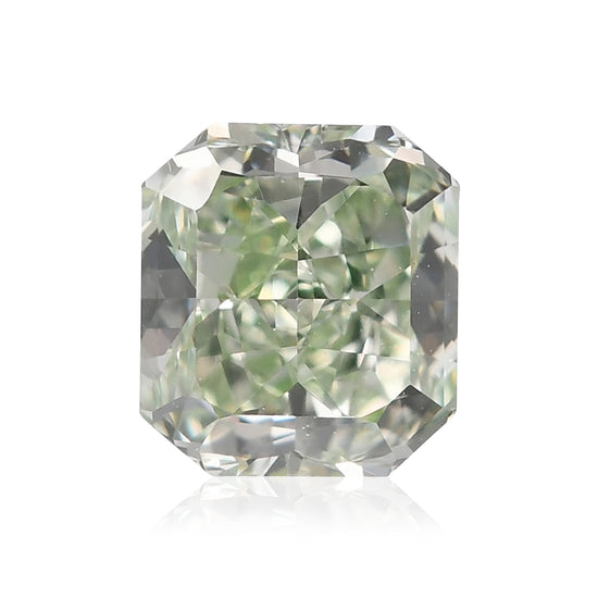 Diamante Radiante Verde Intenso Fancy da 0,50 Carati VS1 GIA
