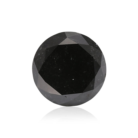 1,98 Karat Fancy Black runder Brillant Diamant GIA