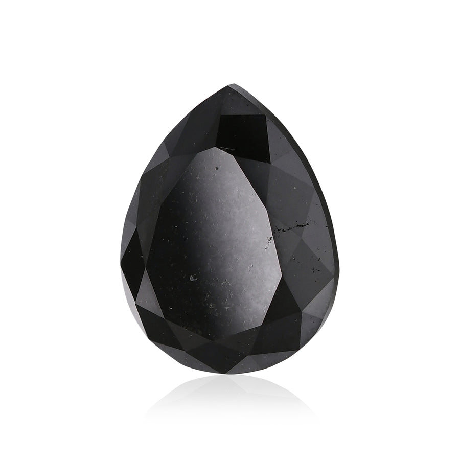1.92 Carat Fancy Black Pear Diamond  GIA