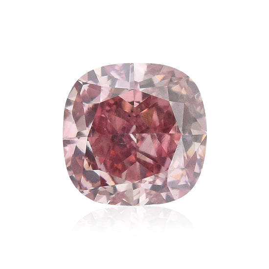 0,52 Karat Fancy Intense Pink Cushion Diamant VS2 GIA