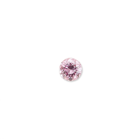 0.04 Carat Fancy Purplish Pink Round Brilliant Diamond  GIA