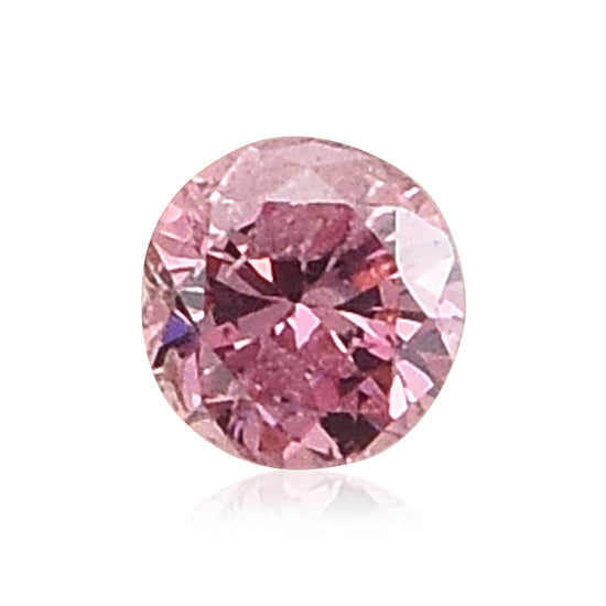 0,07 Karat Fancy Intense Pink runder Brillant Diamant GIA