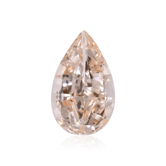Diamante a Pera Fancy Rosa-Arancio da 0,90 Carati SI2 GIA