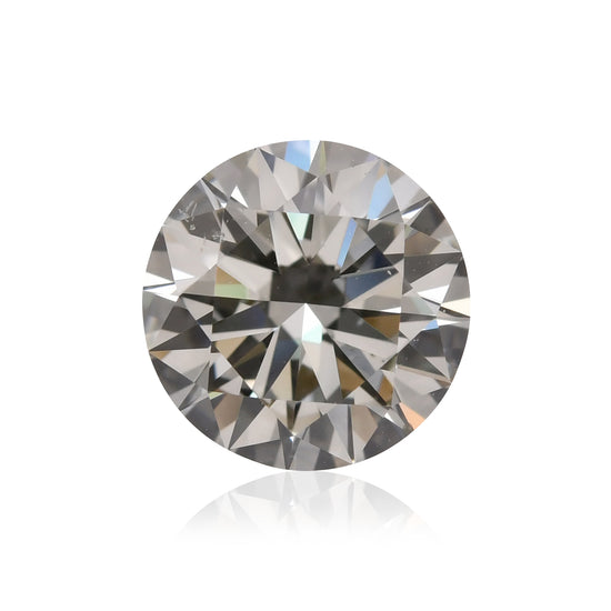 1.00 Carat Fancy Light Gray Round Brilliant Diamond SI1 GIA