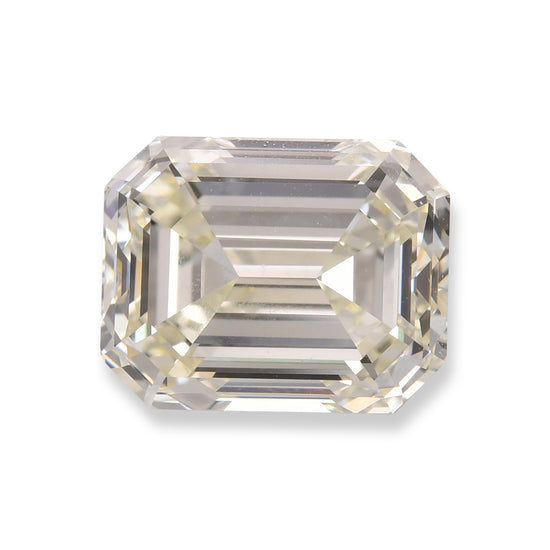 Smeraldo a diamante di 4,03 carati Q-R VS1 GIA