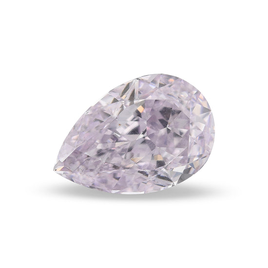 0.94 Carat Fancy Light Pinkish Purple Pear Diamond SI2 GIA