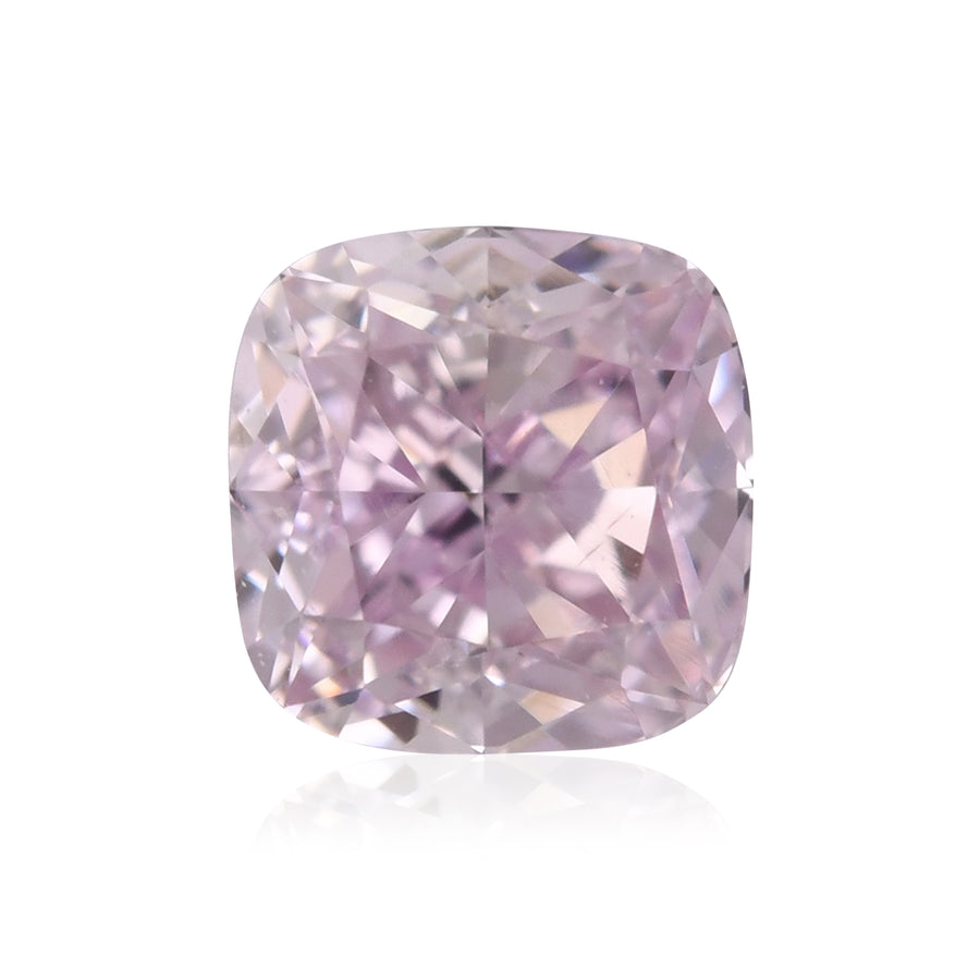 0.32 Carat Fancy Light Purplish Pink Cushion Diamond VS2 GIA