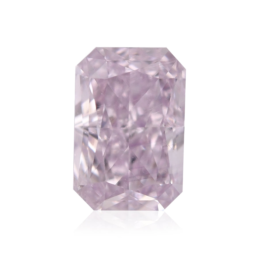 0.36 Carat Fancy Light Purplish Pink Radiant Diamond VS1 GIA