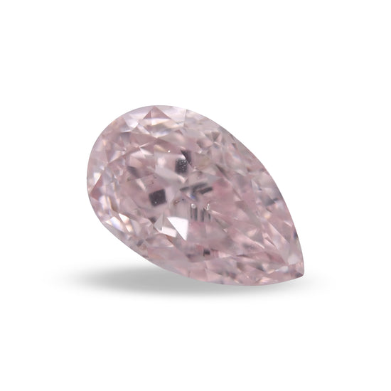 0.40 Carat Fancy Light Pink Pear Diamond SI1 GIA