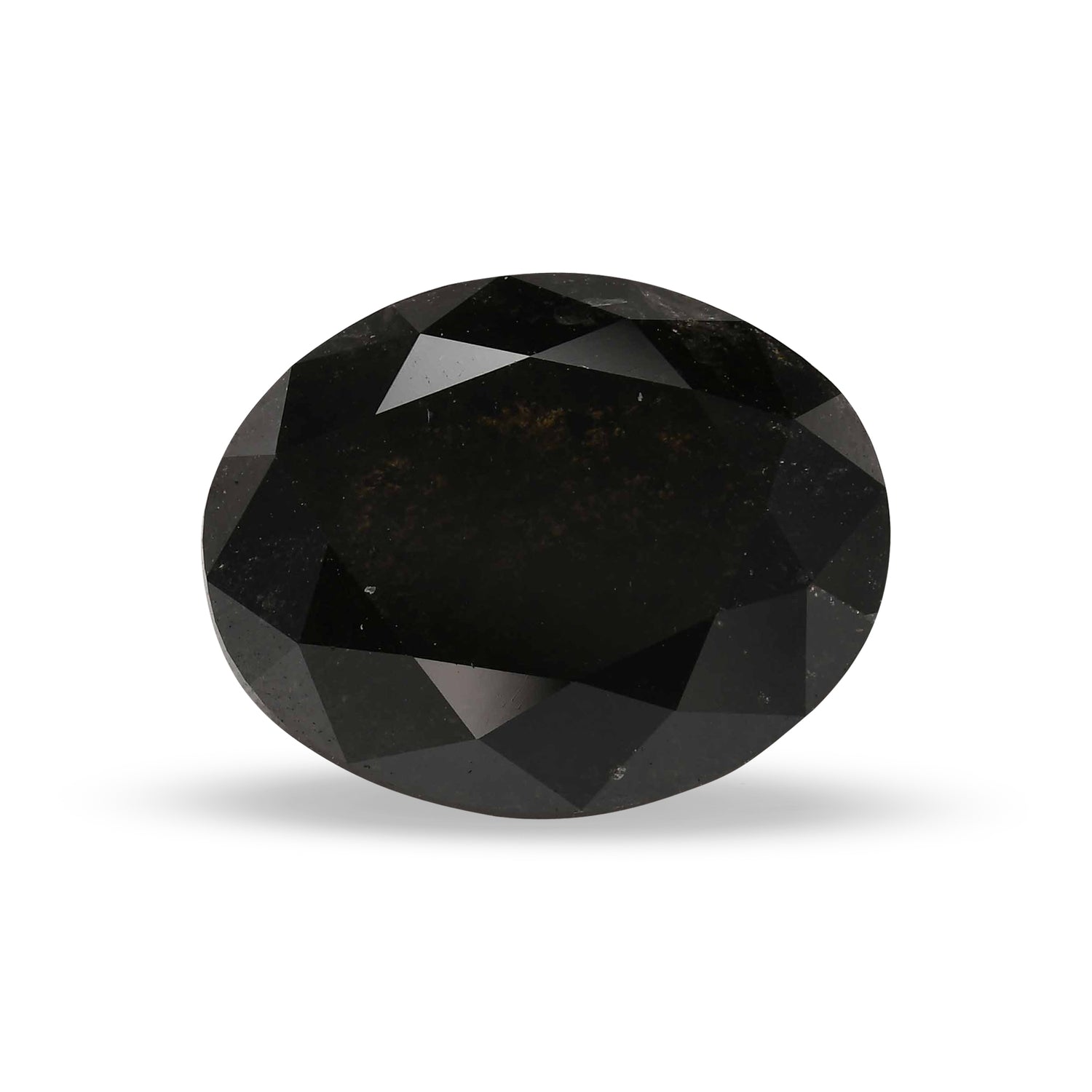 4.69 Carat Fancy Black Oval Diamond  GIA