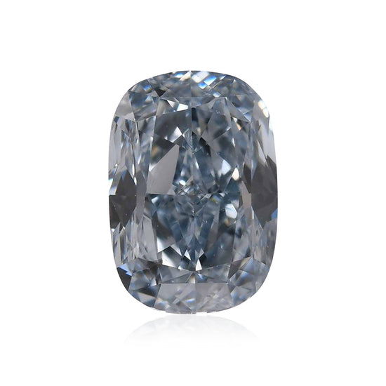0,45 Karat Fancy Intense Blue Cushion Diamant SI1 GIA