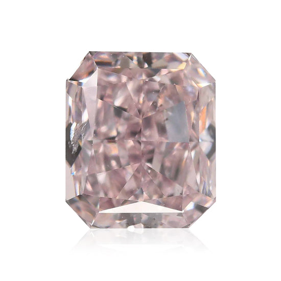 0,70 Karat Fancy Pink Radiant Diamant I1 GIA
