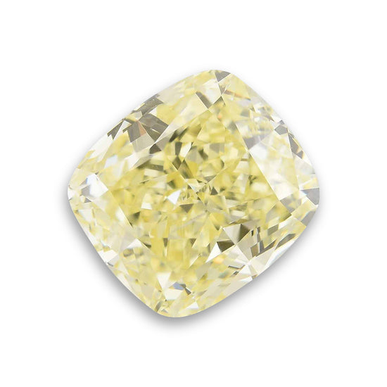 2.02 Carat Fancy Yellow Cushion Diamond SI2 GIA