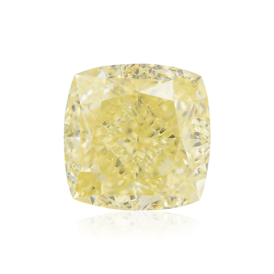 2.24 Karat Fancy Yellow Cushion Diamant VS1 GIA