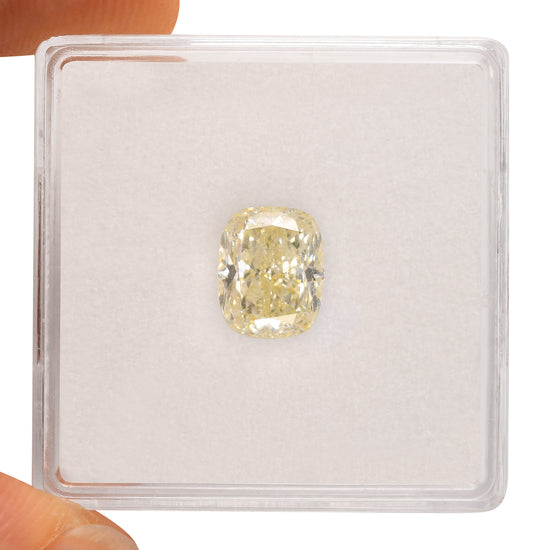 1.81 Carat N Cushion Diamond VS2 GIA
