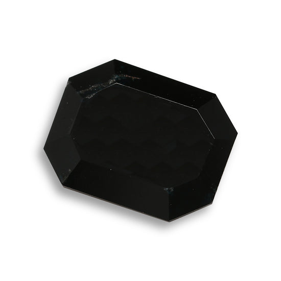 0.83 Carat Fancy Black Emerald Diamond  GIA