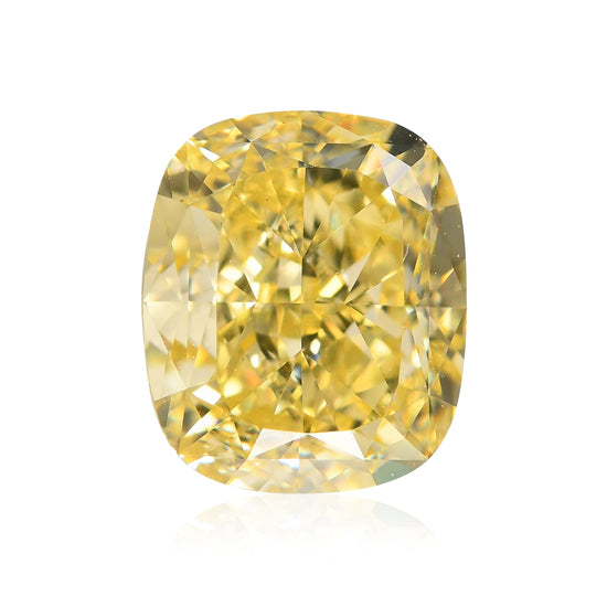1,31 Karat Fancy Intense Yellow Cushion Diamant VS1 GIA