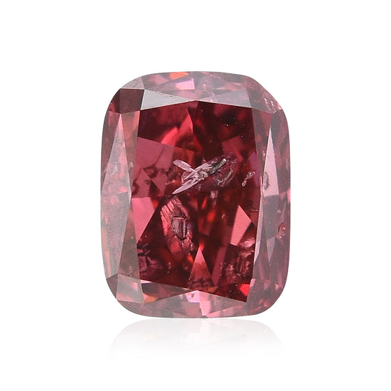 Diamante Cushion Fancy Red da 0,77 carati (I2) GIA