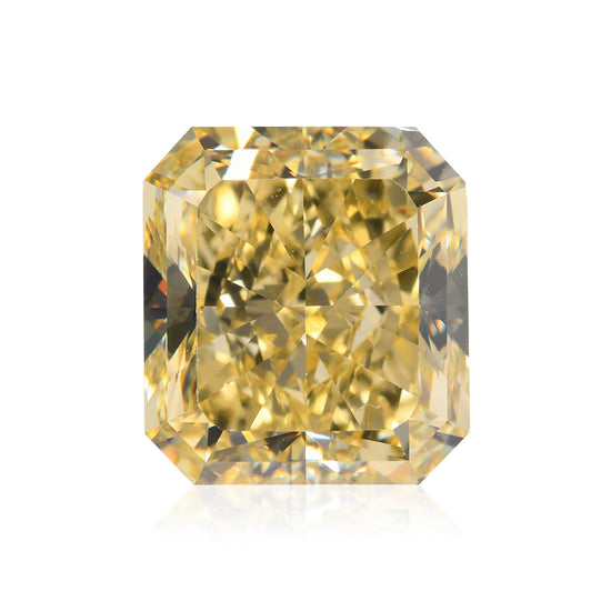5.11 Carat Fancy Yellow Radiant Diamond VS1 GIA