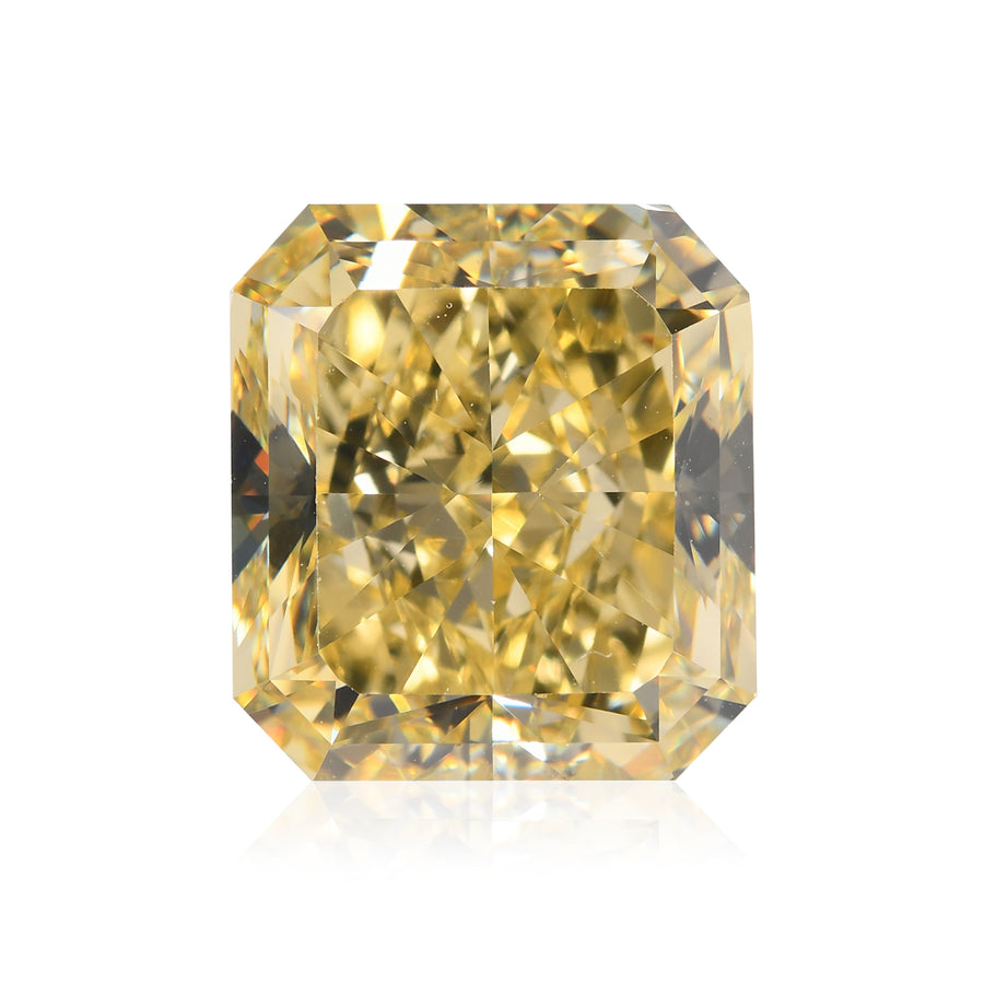 5.11 Carat Fancy Yellow Radiant Diamond VS1 GIA