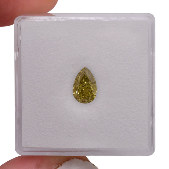0.82 Carat Chameleon Pear Diamond SI2 GIA