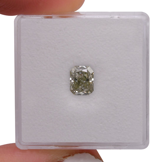 0.95 Carat Chameleon Radiant Diamond SI2 GIA