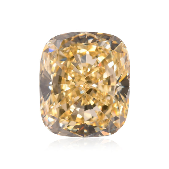 Diamante a cuscino marrone giallastro fantasia da 1,16 carati VVS2 GIA