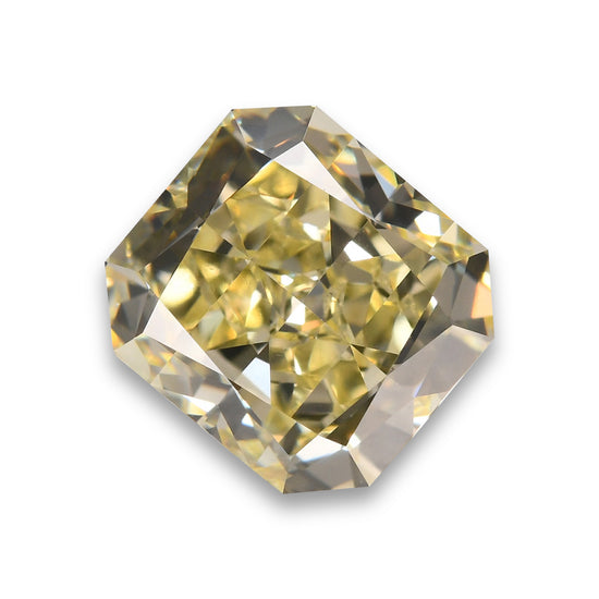 1.60 Carat Fancy Light Yellow Radiant Diamond VS1 GIA