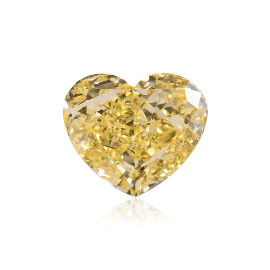 0,76 Karat Fancy Yellow HERZ Diamant VVS1 GIA