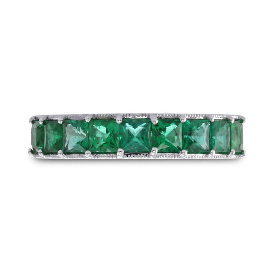 Anello a fascia Emerald Princess