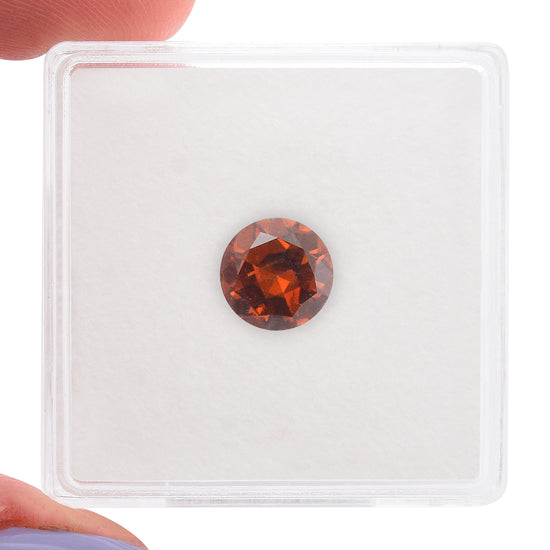1,15 Karat Fancy Deep Orange Runder Brillant Diamant I1 GIA