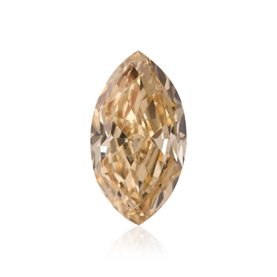 1.10 Carat Fancy Brownish Yellow Marquise Diamond VS2 GIA