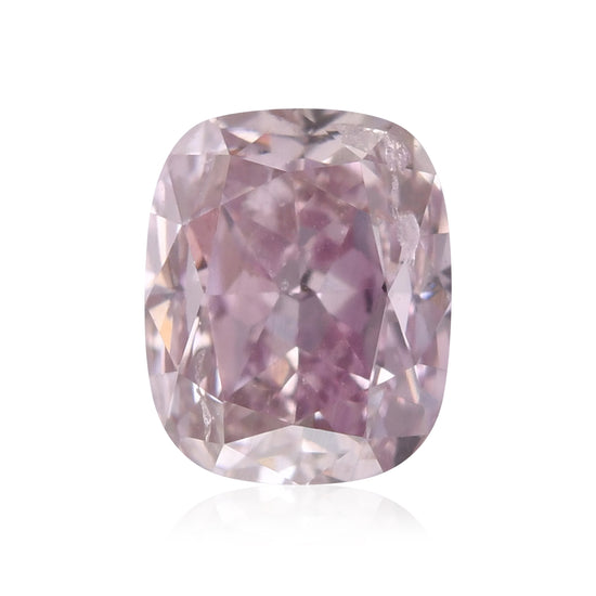 0.56 Carat Fancy Brownish Purplish Pink Cushion Diamond (I1) GIA