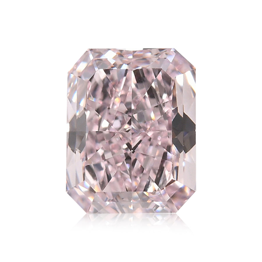 Diamante a taglio Radiant Fancy Light Pink da 0,67 carati, purezza VS2, certificato GIA