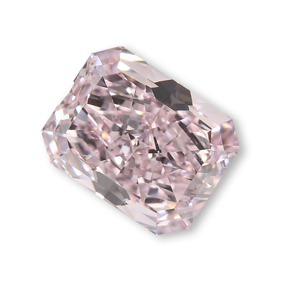 0.67 Carat Fancy Light Pink Radiant Diamond VS2 GIA