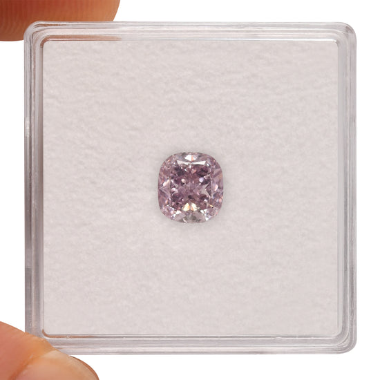 1.01 Carat Fancy Pinkish Purple Oval Diamond VS1 GIA