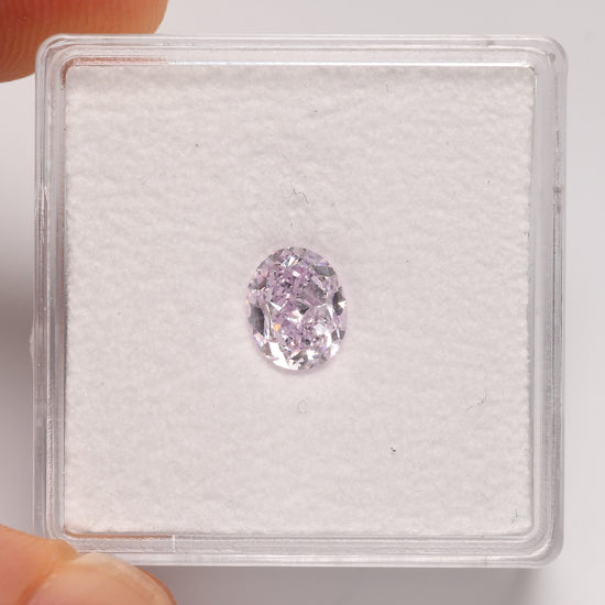 1.01 Carat Fancy Pink Purple Cushion Diamond VS2 GIA
