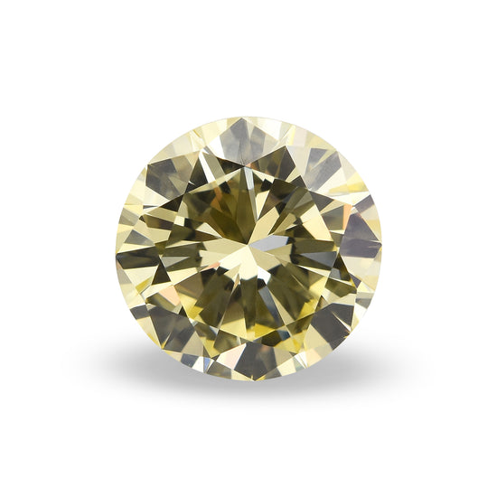 ألماسة دائرية 1.45 قيراط Fancy Light Yellow VVS1 GIA