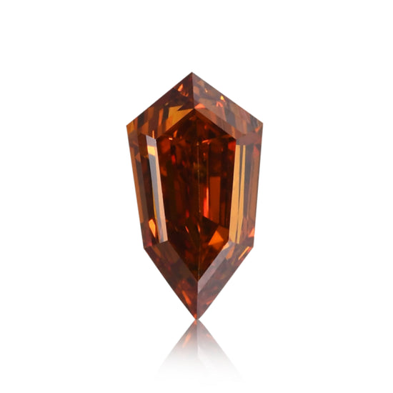 0,43 carati Fancy Deep Brown Orange KITE Diamante (VS) GIA