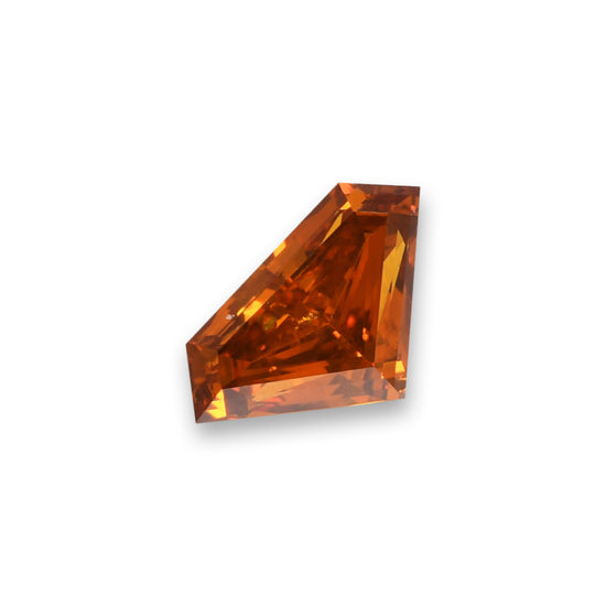 0.34 Carat Fancy Deep Brownish Yellowish Orange Shield-Cut Diamond (SI1) GIA