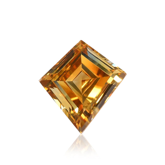 Diamante a AQUILONE GIA Fancy Deep Brownish Orangy Yellow (SI1) da 0.27 carati
