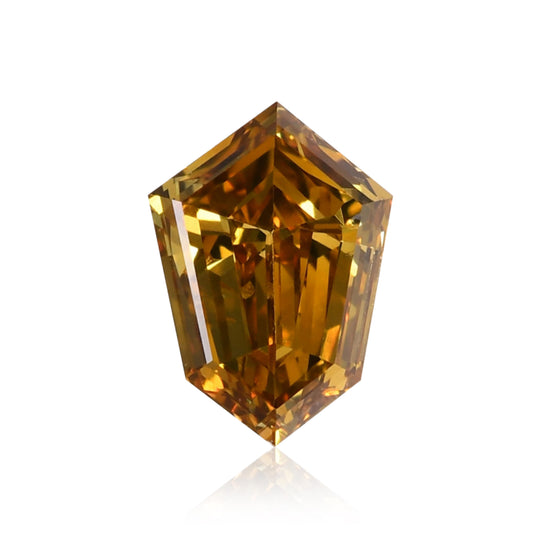Diamante KITE Fancy Deep Brownish Yellow 0,29 carati (SI1) GIA