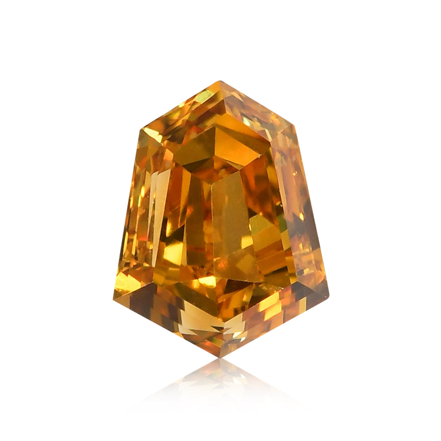 0.24 Carat Fancy Deep Brownish Orangy Yellow Kite Diamond (SI1) GIA