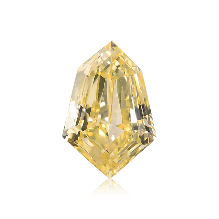 0.29 Carat Fancy Yellow Kite Diamond (SI1) GIA