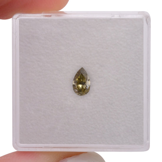 0.33 Carat Chameleon Pear Diamond SI1 GIA