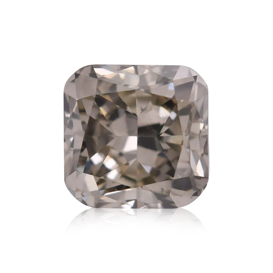 0.41 Carat Fancy Dark Green Gray Cushion Diamond SI1 GIA