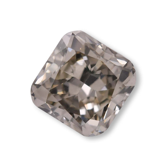 0.41 Carat Fancy Dark Green Gray Cushion Diamond SI1 GIA
