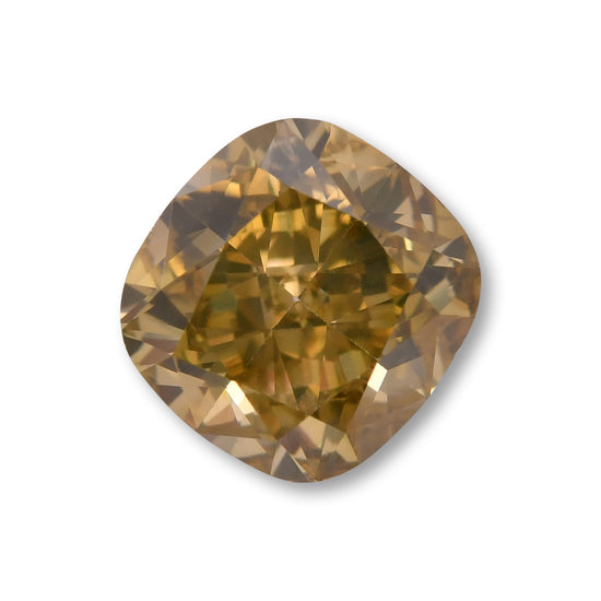 Diamante a cuscino da 1,80 carati Fancy Dark Brown Greenish Yellow SI2 GIA